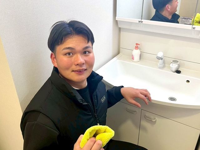 洗面所クリーニング