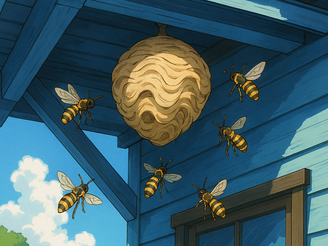 温暖化により出現が早く凶暴化していて危険です！巣を見つけたらすぐ対策が必要です！