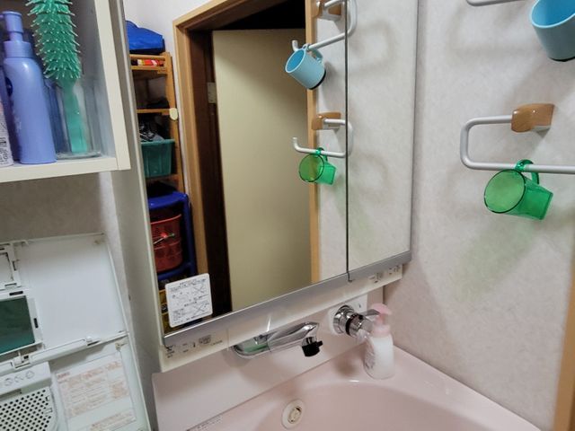 洗面所クリーニング