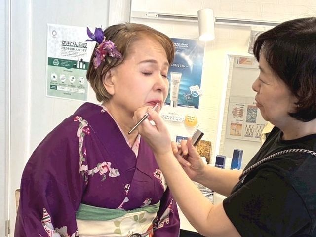 着付けも対応可能でトータルコーディネートOK