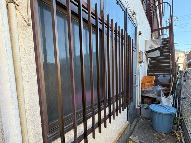 格子の取り付け