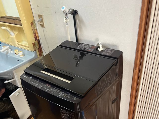 洗濯機パン取付・交換お任せ下さい！外置き洗濯機を室内移動可能◎