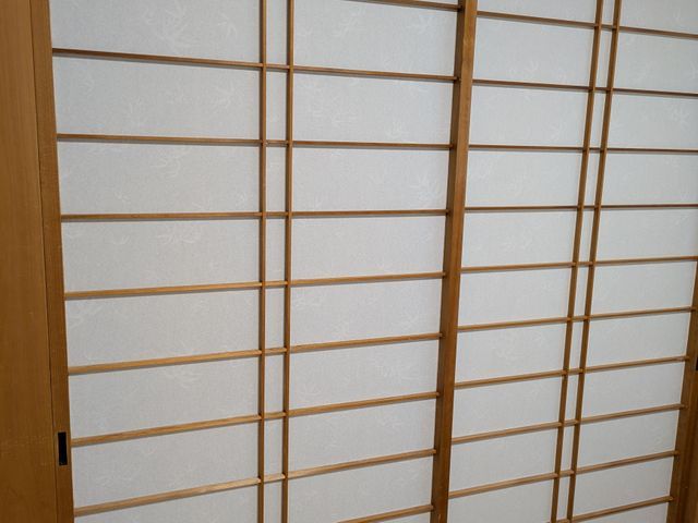 障子の張替え。