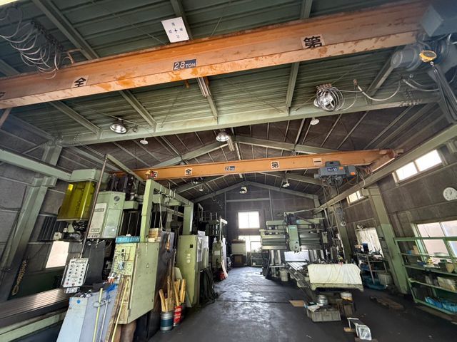 倉庫内の天井クレーン解体・買取