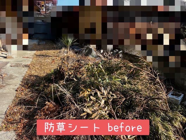 防草シート 1平米〜広範囲にわたって対応可能です！