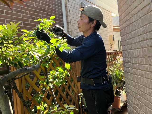 江戸創業の老舗で培った技術と元フローリストの感性で、丁寧な庭仕事を心がけています