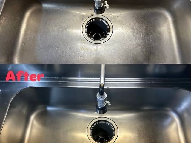 シンクのカビ、水垢の気になる汚れもスッキリ！“笑顔になるお掃除”を心がけてます