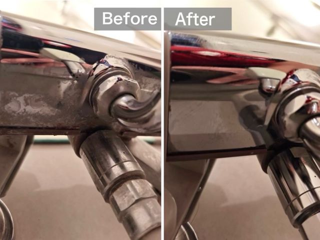 100％自社スタッフ施工！水垢・カビを徹底除去