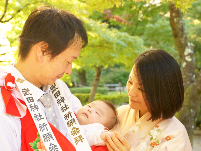 【お宮参りロケーション撮影】山梨県&長野県150枚以上納品90分まで追加料金なし