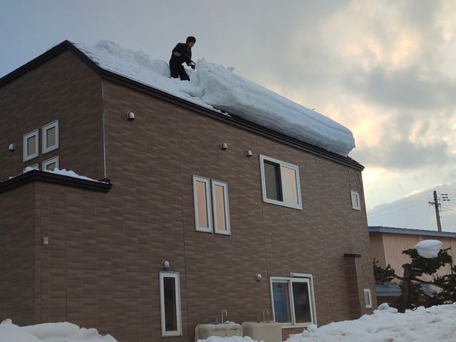 雪かきします！