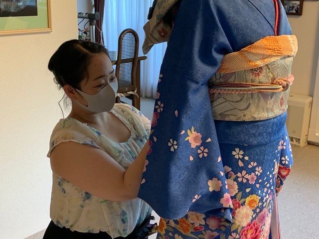 ☆年間で着物の活動を行う現役着付師です☆七五三、訪問着、結婚式の着付け承り中！
