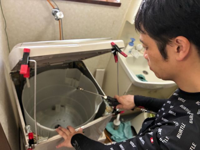 洗濯機分解清掃 6キロ未満