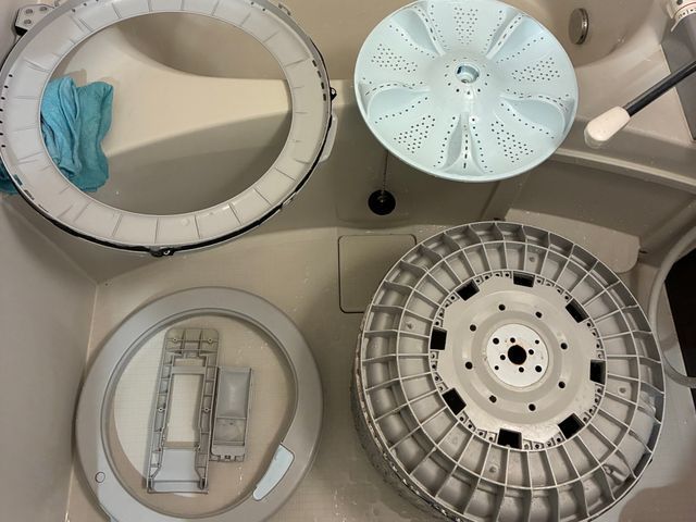 洗濯機分解清掃 6キロ未満