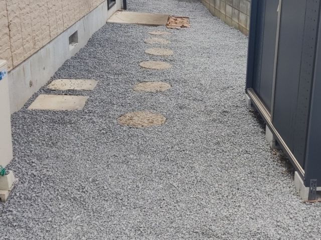 安心砂利敷きサービス！