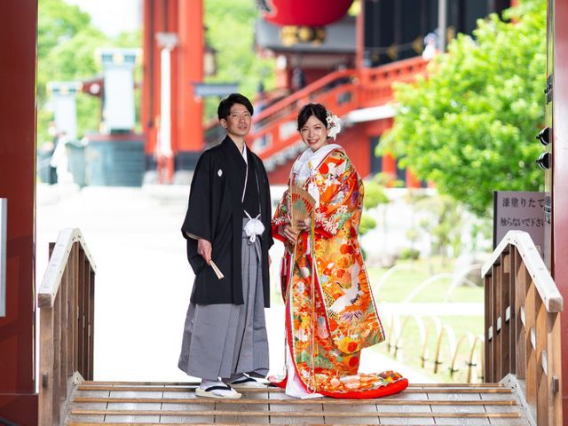 結婚式の前撮から記念日デートの写真まで、ウエディングフォトグラファーが撮影します