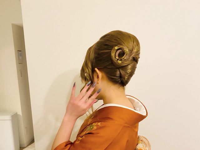 【出張着付けヘアメイク専門美容】着付けとヘアセット込みの金額です。