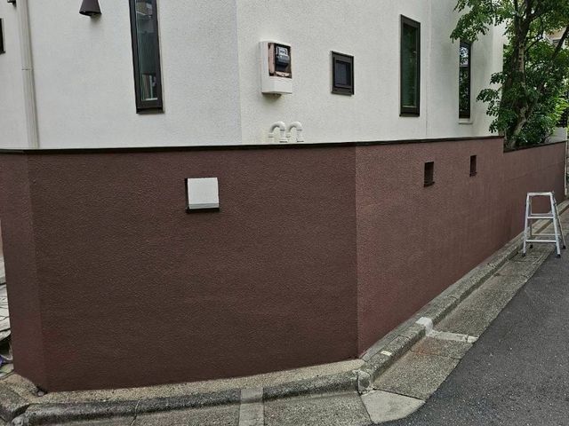 ブロック塀の塗装