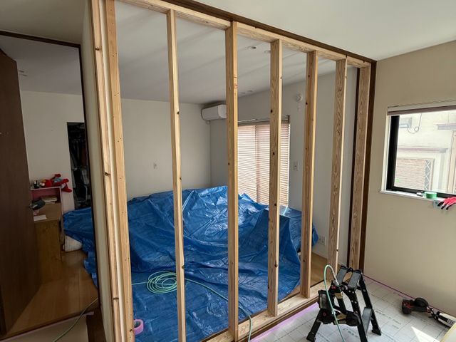 間仕切り壁増設工事