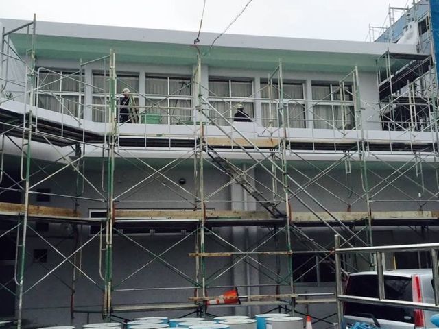 外壁塗装から足場まで全て段取り施工致します！サービスの画像