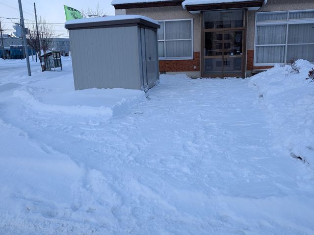 除雪作業やります