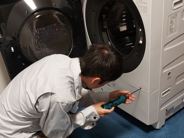 【SHARP専門】糸くず、皮脂汚れ、石鹸カスは洗濯機クリーニングでキレイに。