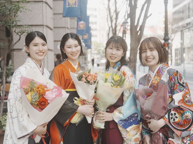 お祝い卒業フォト