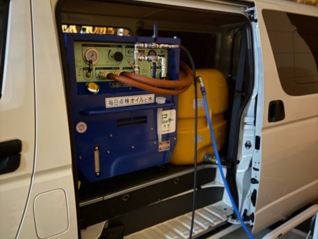 【ハイエースクラス大型洗浄機所有】排水管清掃と詰まり抜きのプロ！