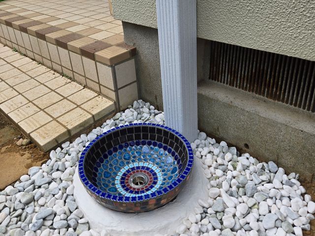 水栓柱だてガーデンシンク設備
