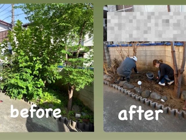 草むしり（手作業）