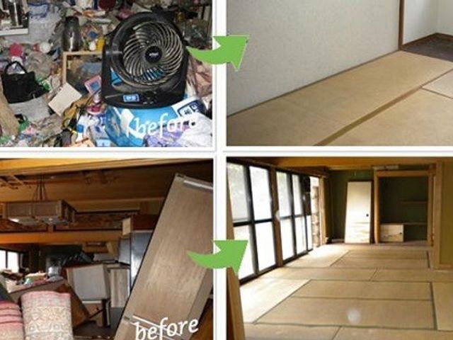 ◆遺品整理(最安)◆1K･1R不用品まとめて￥8,800円〜◆リュース買取対応◆