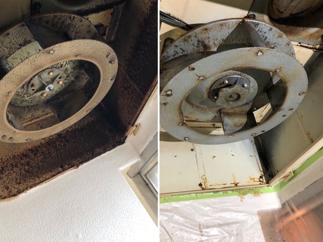 【頑固な汚れ】【何年も清掃していない】換気扇お任せ下さい!!