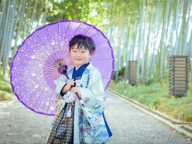 出店記念割引中◎子ども4人のパパが撮る記憶に残る記念写真◎和傘貸出無料