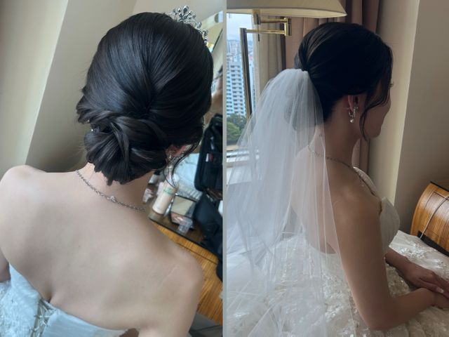 【美容師免許あり】流行りのヘアメイクから和髪まで、お客様のご要望に広く対応します