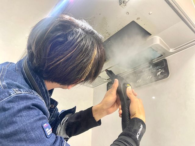 オープン記念♪今ならスチーム除菌までサービスします。汚れを浮かせてピッカピカ