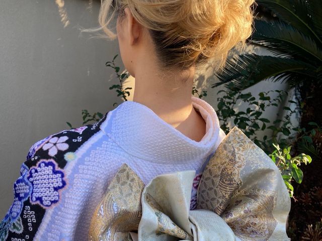 簡単ヘアセット込み！苦しくない、着崩れない着付けを★着物を自由に楽しむ着こなしを