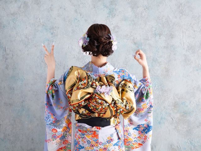 簡単ヘアセット込み！苦しくない、着崩れない着付けを★着物を自由に楽しむ着こなしを