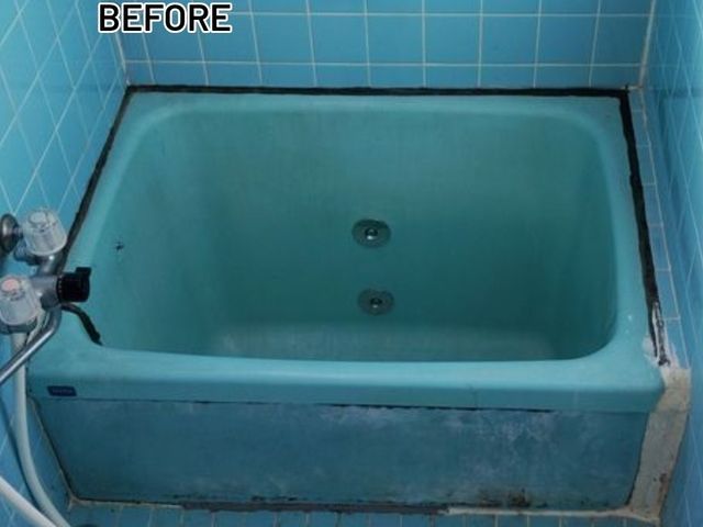 落ちない汚れやヒビ、割れに浴槽塗装で見違えるほど蘇らせます。