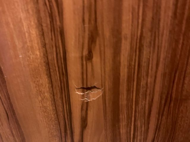 ドア扉穴補修　作業寸法より金額策定いたします