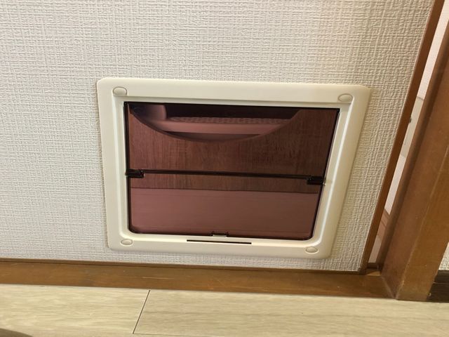 ペットドア 取り付けいたします 株 ジャステックのペットリフォーム 消臭壁紙 くらしのマーケット