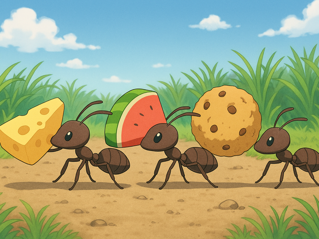 アリンコはどんどん入ってきて、気がついた時にはウジャウジャいてビックリだよ！