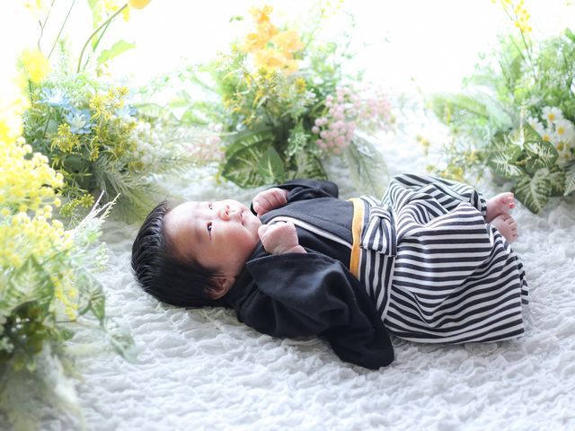 【フォトスタジオで本格撮影】お宮参り写真撮影(衣装、着付け付き)