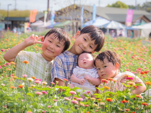 子ども4人のパパが撮る記憶に残る記念写真◎