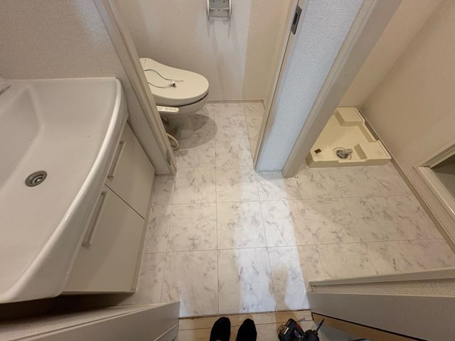 クッションフロア張り替え作業