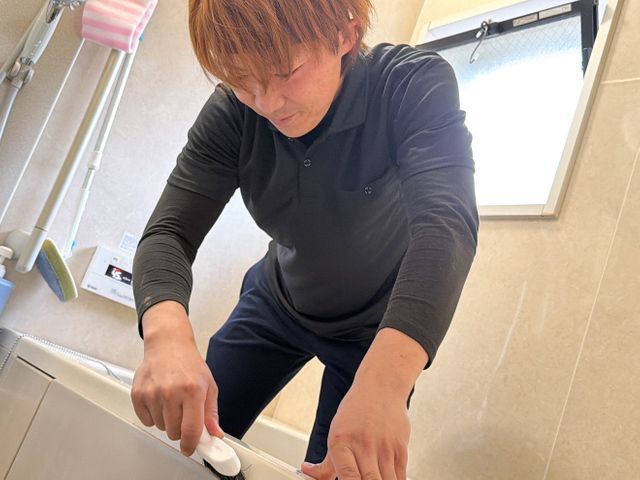 汚れが固着する前に！綺麗なお風呂で1日の疲れも落とします！安心の損害保険加入済み