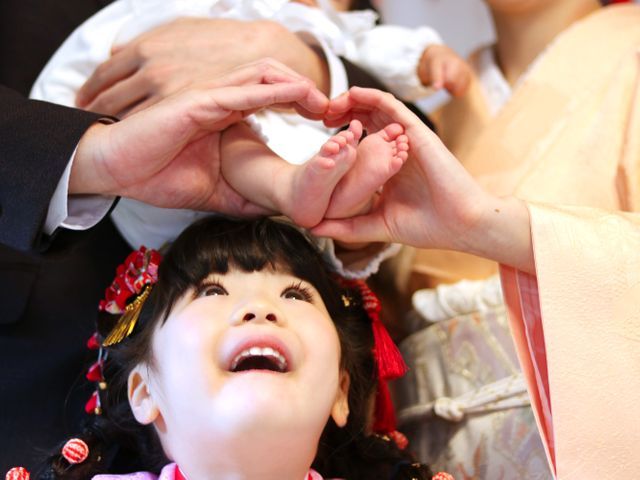 【女性カメラマン】神社同行。お宮参りに100日祝♪自然な表情の写真を撮影します