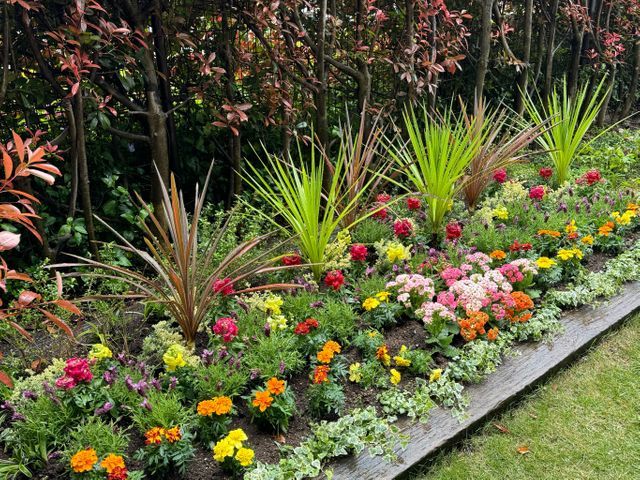 ☆花植え花壇作庭☆ガーデニングのプロによる施工！草花苗　土壌改良　材料費全て込み