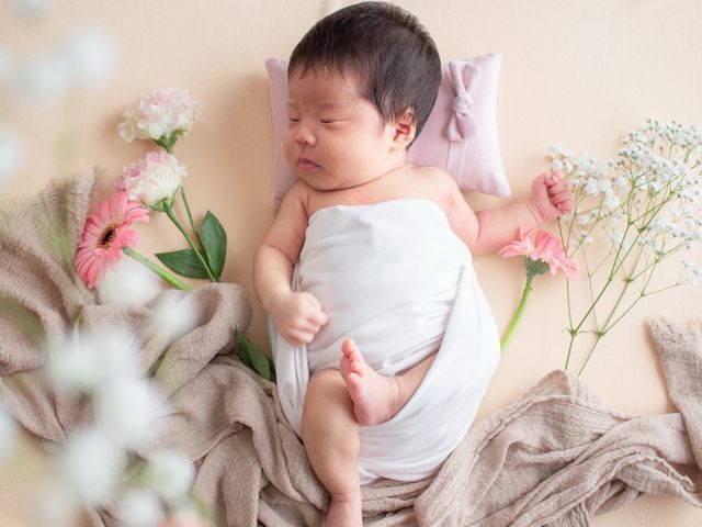 年間100件以上の実績で安心のニューボーンフォト専門サービス