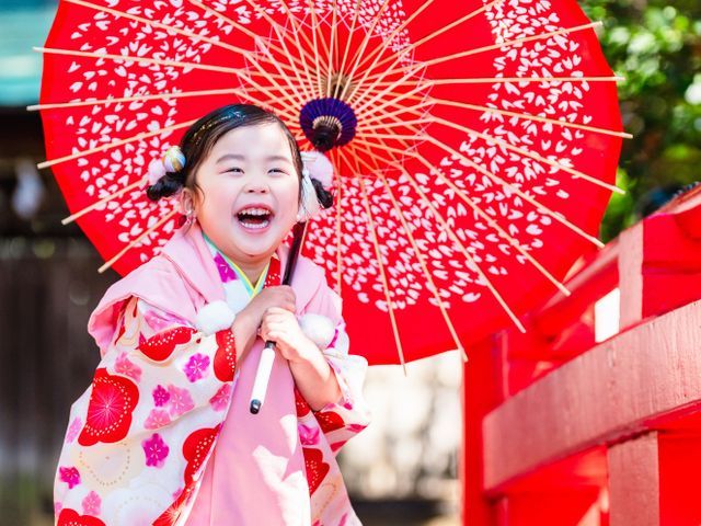 三姉妹パパが寄り添う安心の七五三撮影