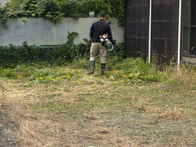自分では出来ないお庭や空き地の草刈りお任せ下さい！