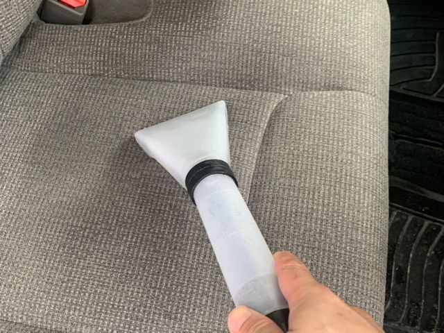 発電機持ち込みで電気ない場所でも可能【車内クリーニング】